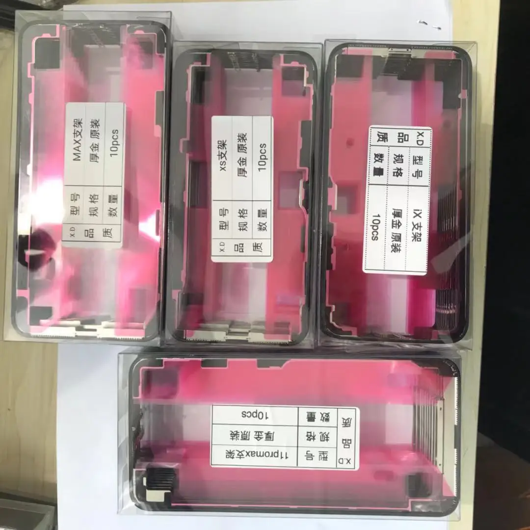10pcs/Lot Top Quality Front Bezel Frame with Adhesive Tape for iPhone X Xs 12 13 14 15 Plus Pro Max 16promax LCD Middle Frame