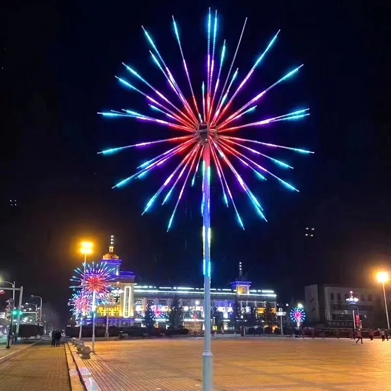 

Dream Color Changing LED Fireworks Light Waterproof Christmas Tree Light Fairy Lamp For Patio Yard Party Christmas Wedding Decor