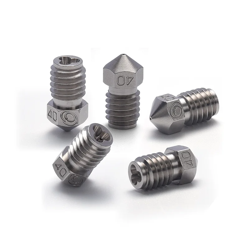 Bondtech Cht Mos Bico de Latão Revestido 0.4 mm para 1.75 Filamento E3d v5 v6 Bloco Prusa i3 Reprap m6 Mosquito 3d Hotend de Alta Qualidade - Imagem 6