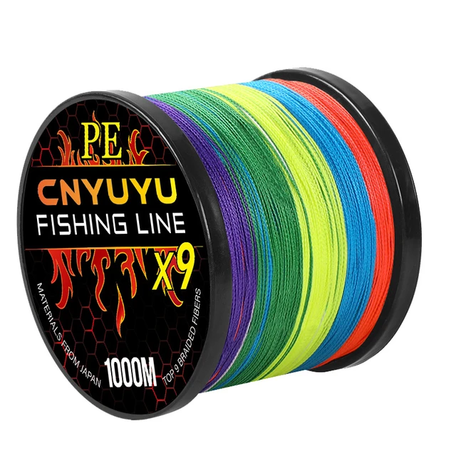 1000m 8 Strands braided fishing line PE Braided Wire Fishing Line German  materials Strong Multifilament Fiber PE Fishing Line - AliExpress