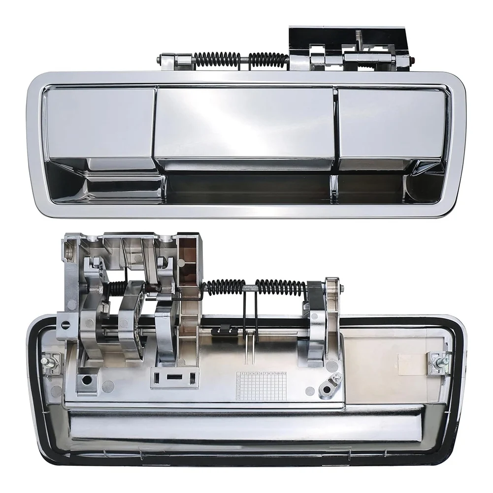 닛산 Armada 2004-2013 90606-ZZ90E 90606-ZQ78A Chrome jasmine 용 카메라 구멍이없는 자동차 뒷문 릴리스 핸들 어셈블리