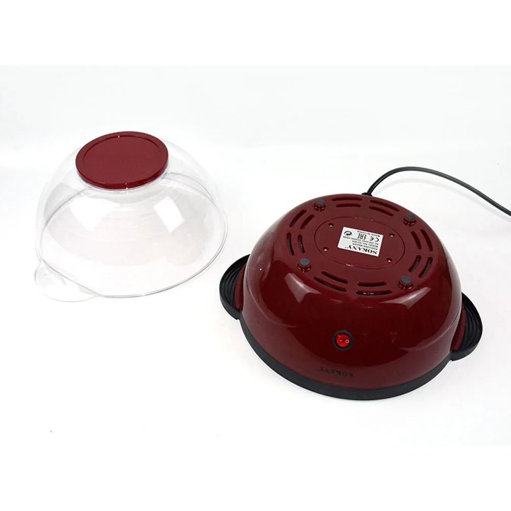 Popcorn Machine, Non-stick Board, Electric Stirring with Fast Heating Technology, Cool Handle, with Large Lid 5