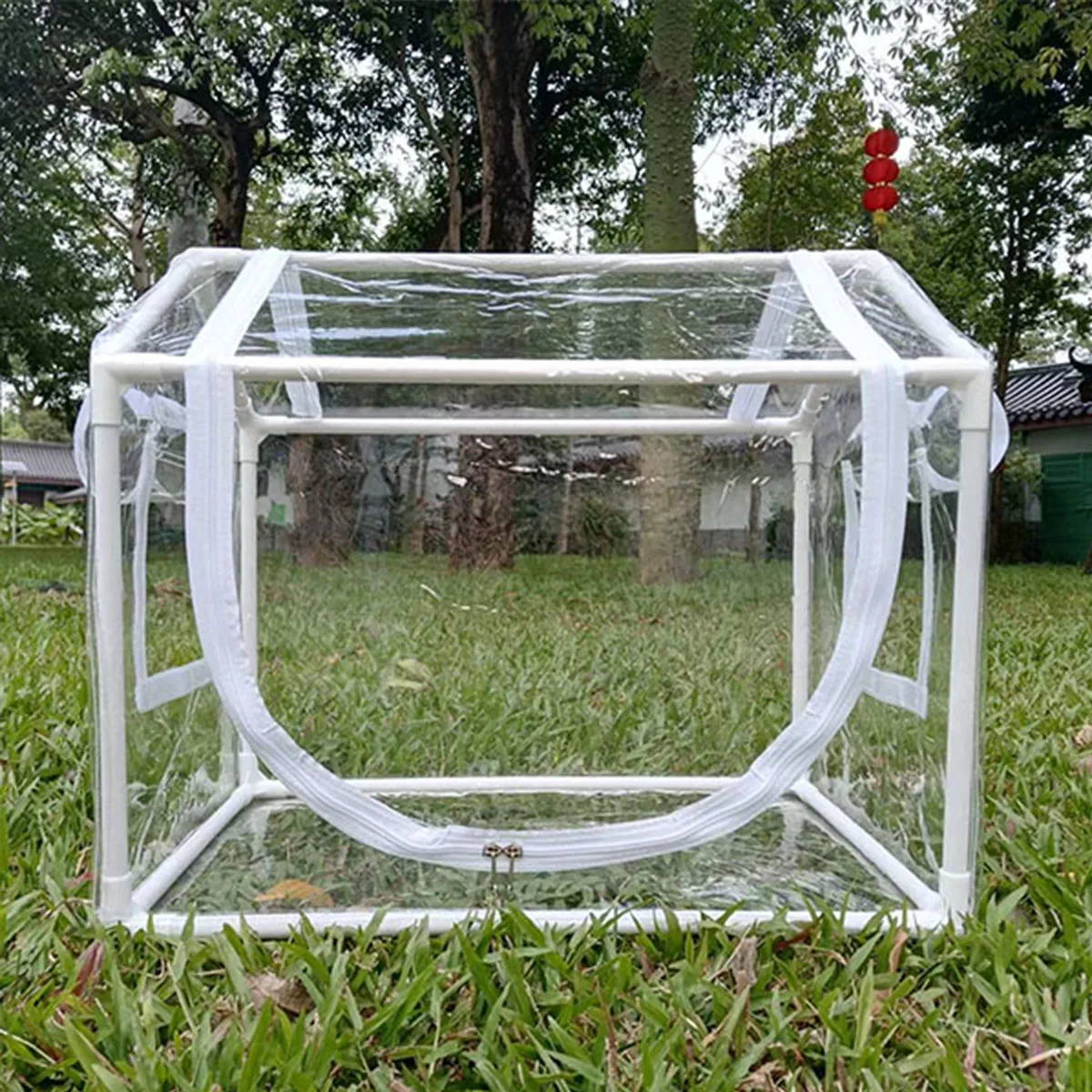 Portable greenhouse rain shelter PVC transparent cover suitable for indoor and outdoor use in courtyards easy to install garden greenhouse cover