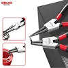 DELIXI ELECTRIC 5-In Circlip Pliers,Needle nose Pliers，Retaining Ring Pliers，for Removing Installing Puller Locking Rings Shafts 5