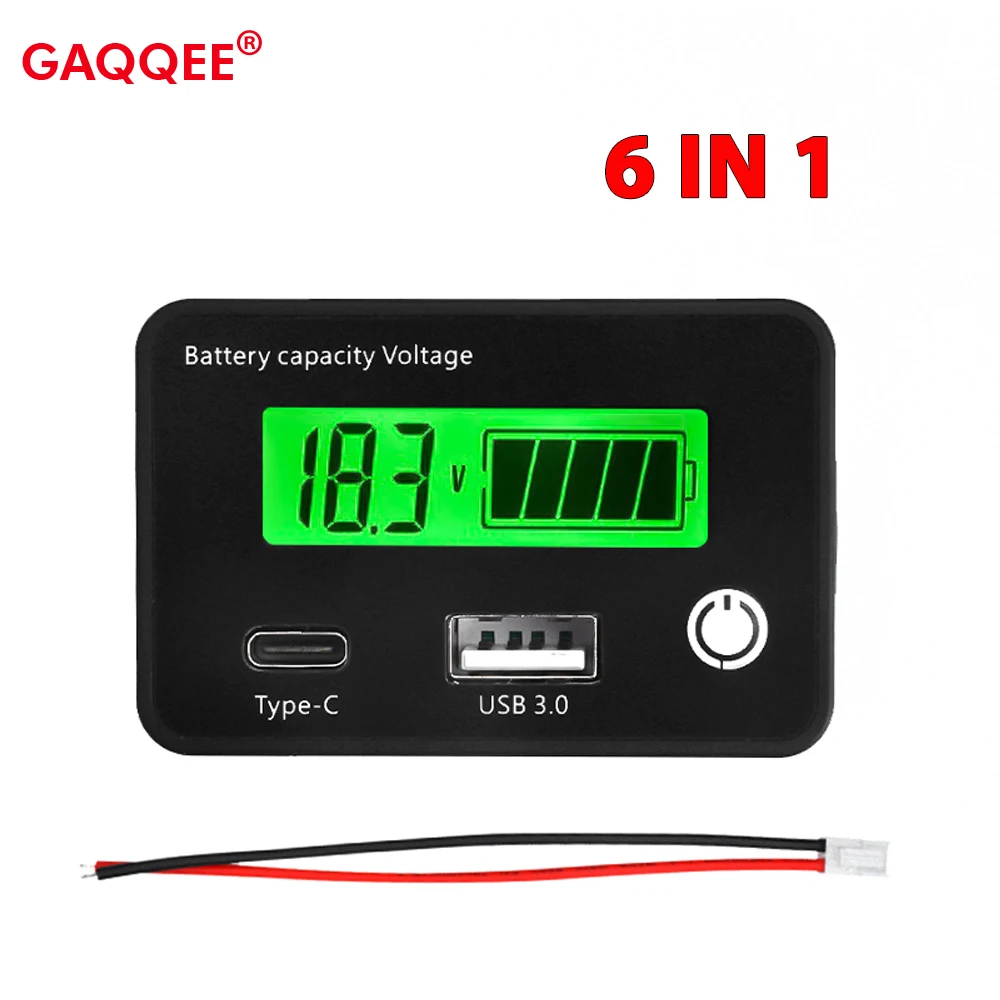 Ареометр Для Аккумулятора | Battery Capacity Indicator Voltmeter - 6-in ...