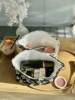 Embroidered Daisy Flower Floral Cosmetic Bag Portable Travel Bag Carry On Makeup Bag Skin Care Bag Toilet Bag Gift Box Women 3