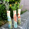 Boho Style Resin Vase Hand-painted Human Face Flower Vase Table Ornament Creative Flower Arrangement Vase Home Decorations 1