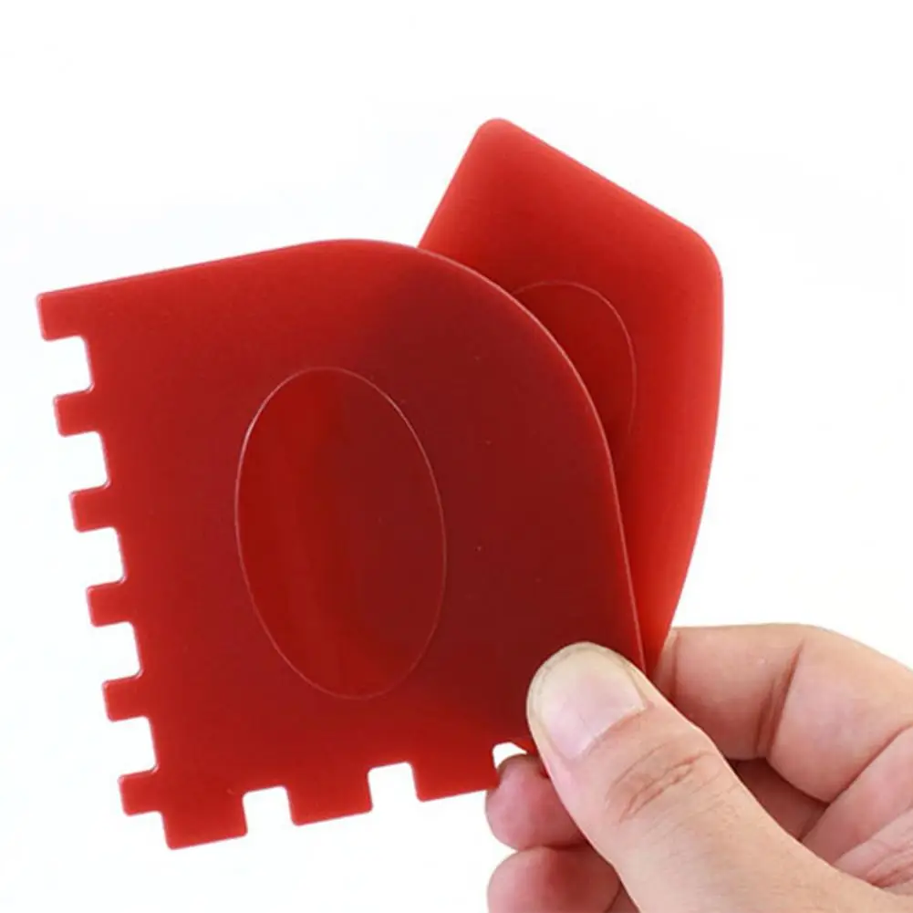2 Pcs Pan Scraper Convenient Wear-resistant Comfortable Grip Non-slip Grill Pan Cleaning Scraper Set Home Kitchen Accessories