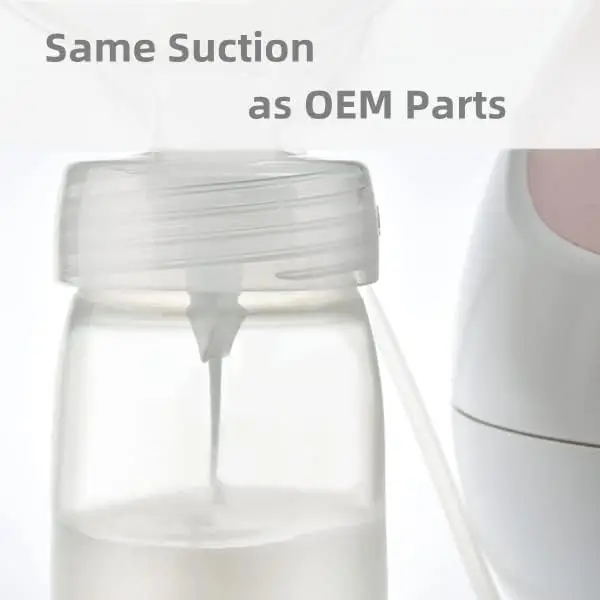 Duckbill Valve Breast Pump Accessories 6 Piece Set Compatible With Electric Breast Pump Silicone Valves