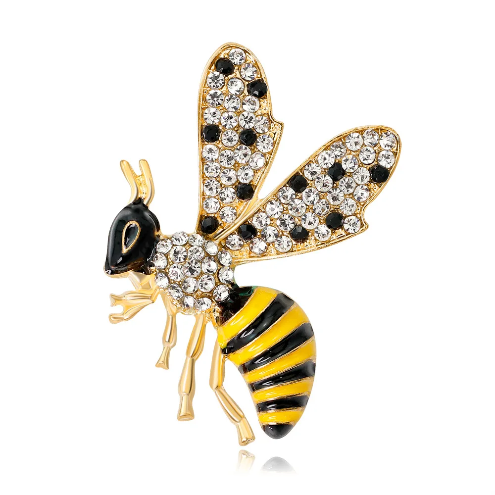 Spilla Ape Con Cristalli - Distintivo Animaletto Per Donne | Regalo Per Mamma, Moglie, Compleanno O Natale - Foto 11
