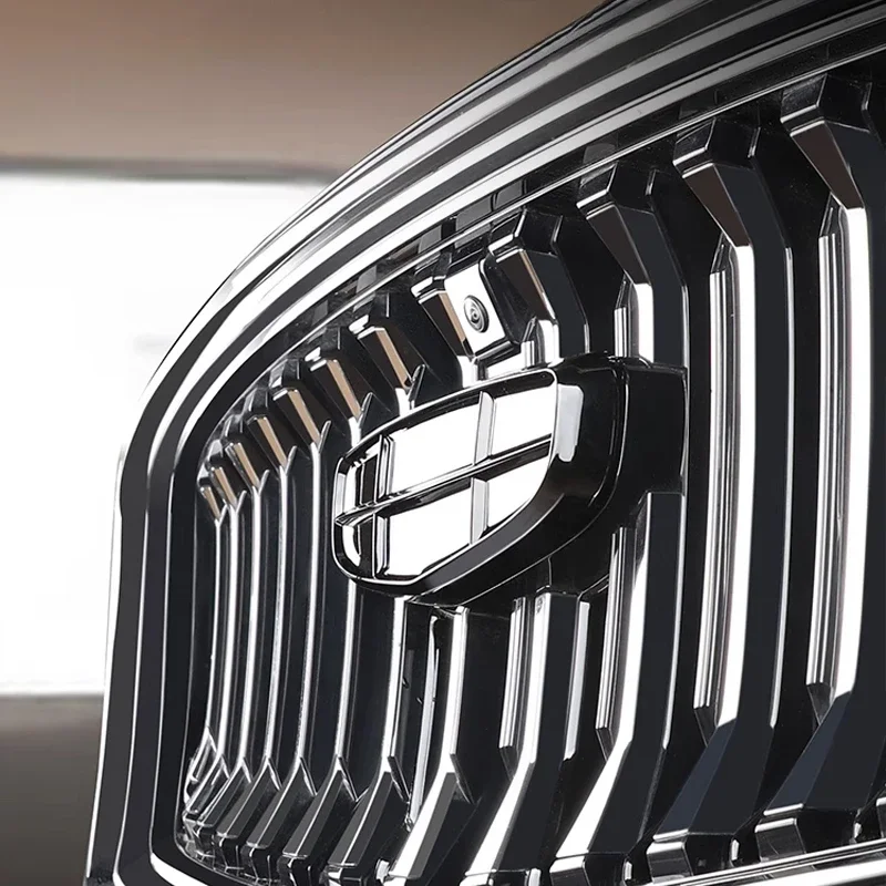 Geely Monjaro Xingyue L ABS 로고 스티커, 블랙 배지 엠블럼, 레이싱 그릴 후드 스타일링 장식 스티커 액세서리