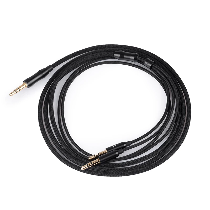 3.5mm To Double 3.5mm Headset Cable On-Ear Headphone Upgrade Replacement Cable Wire For HE400Se HE400I HE560 HE350