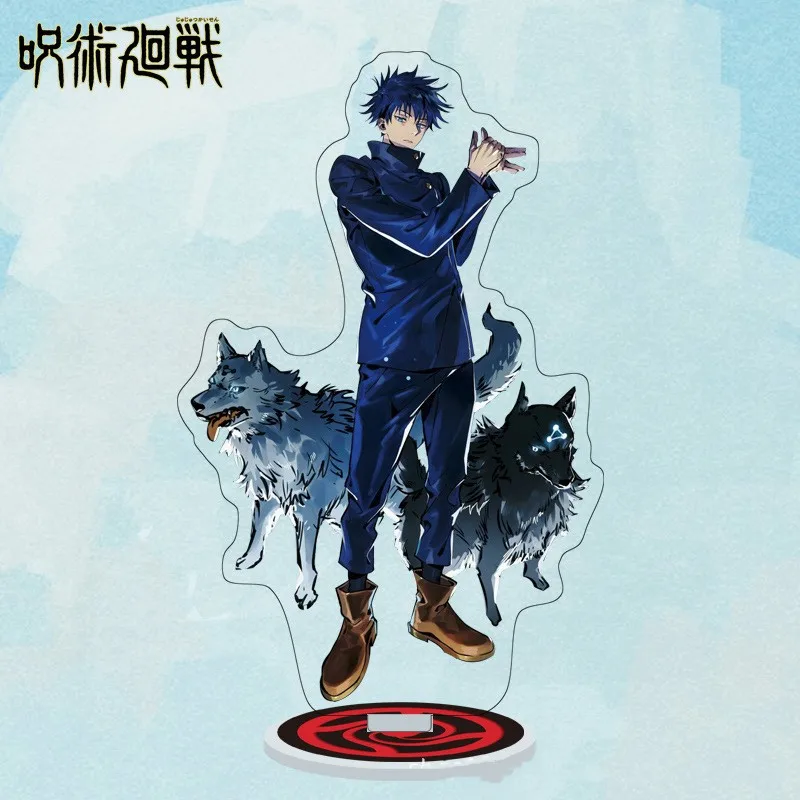 Anime Jujutsu Kaisen Cosplay Figure Acrylic Stand Model Toy Cool Gojo Men Women Anime Lovers Collect Desktop Decoration Gifts