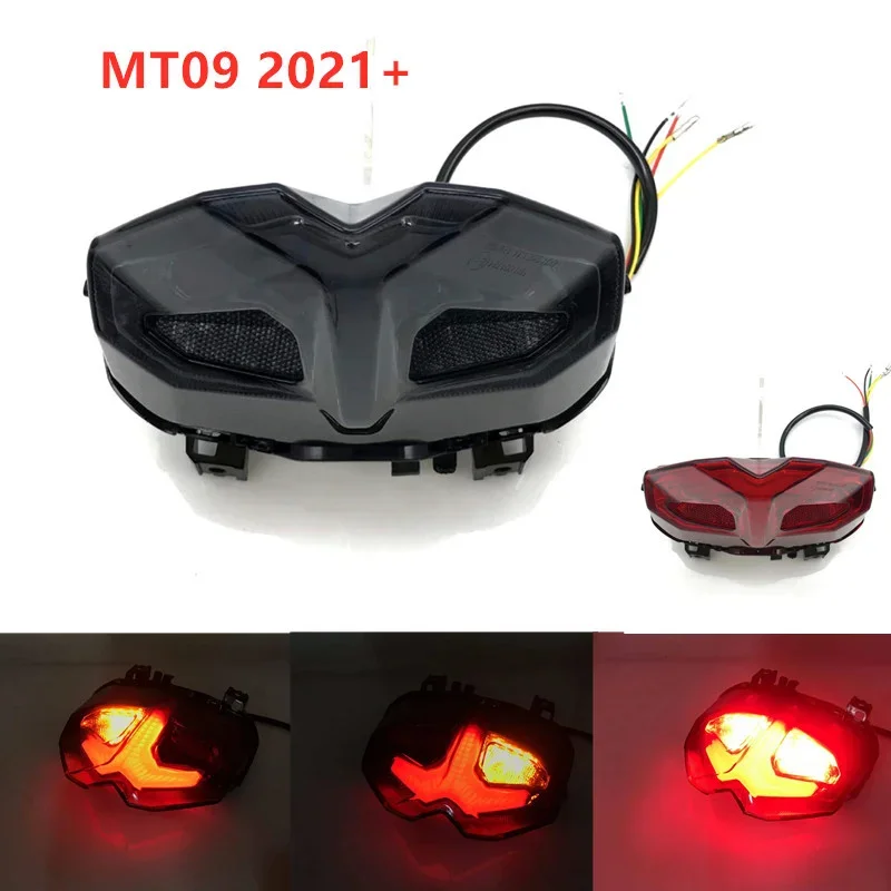 

Задний фонарь для Yamaha MT09 2021 2022, задний фонарь для мотоцикла, тормозной сигнал поворота, встроенные задние фонари, светодиодные водонепроницаемые фонари MT-09 MT 09 FZ09