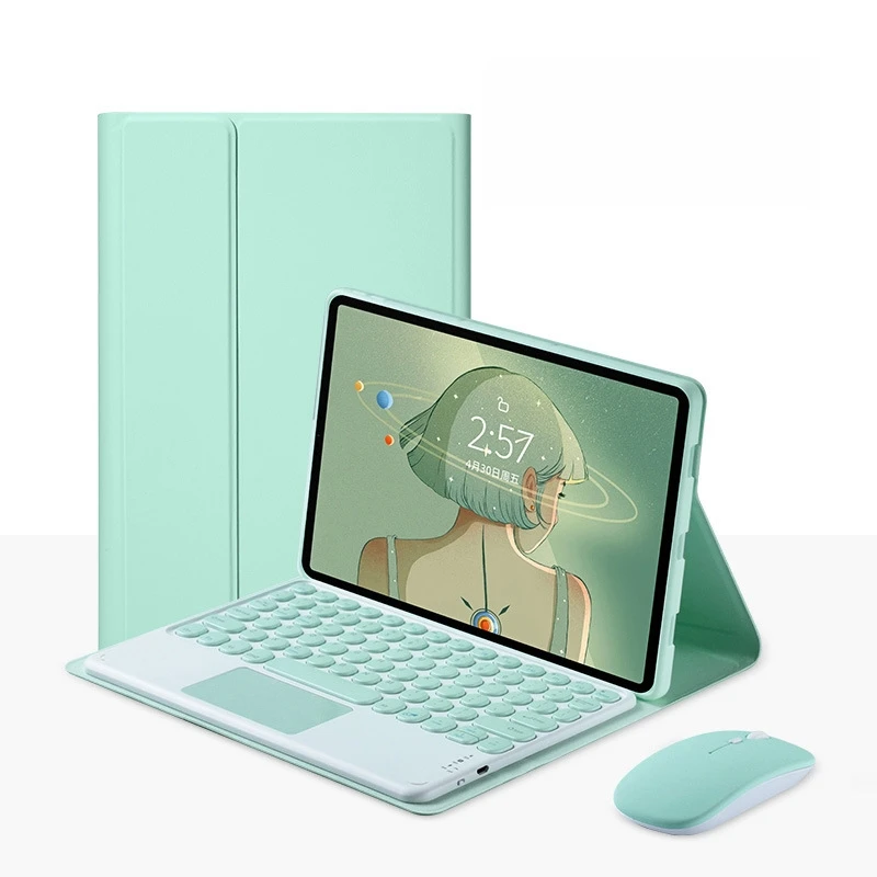 étui magnétique sans fil pour xiaomi mipad clavier et souris bluetooth pour mi pad pouces smart cover