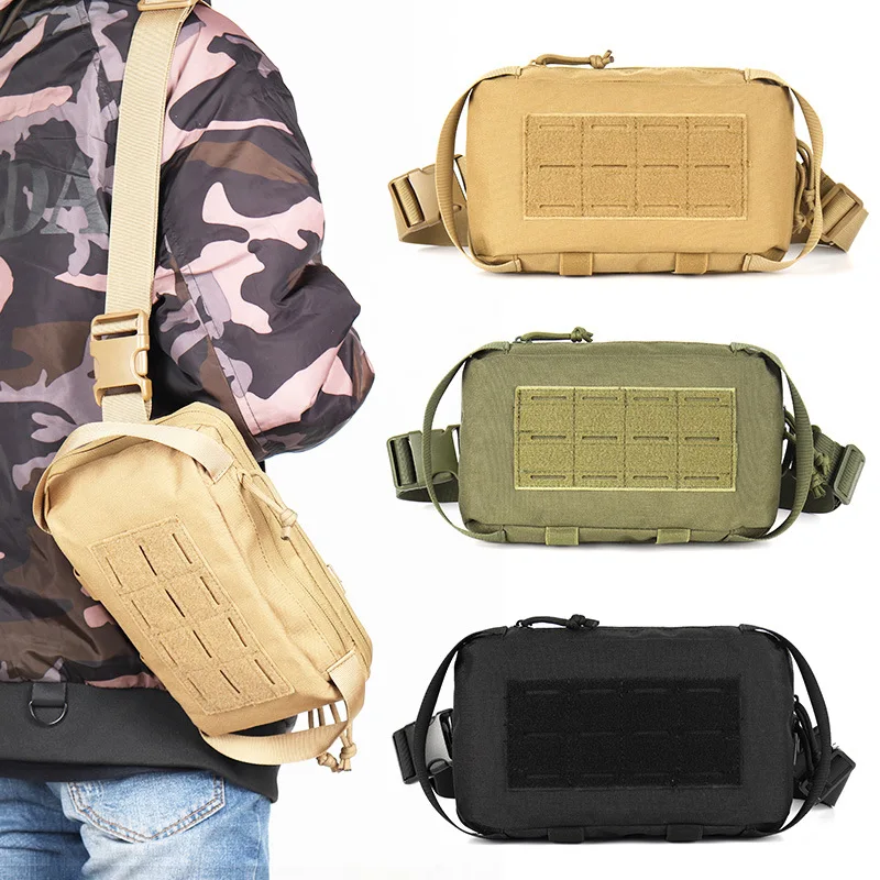 Molle Tactical Pouch Hunter Waist Bag Molle Chest Shoulder Pack Men Camping Hunting Airsoft Emergency First Aid Medical Pack 3