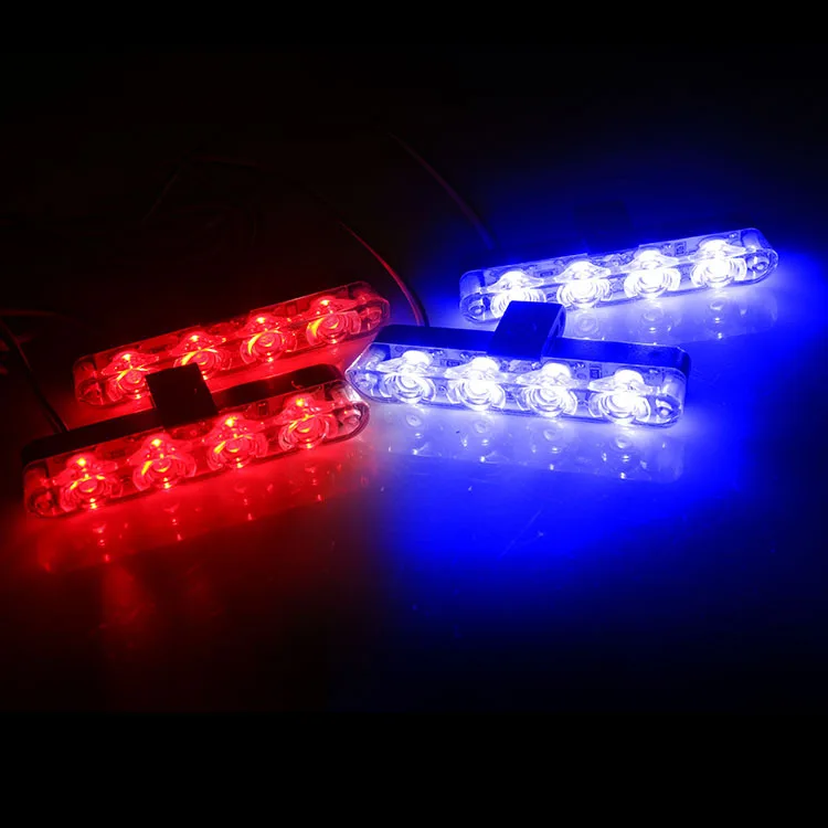 LED BLAULICHT BLITZLICHT Frontblitzer USA Police Strobo PACE CAR rot/blau  EUR 19,89 - PicClick DE