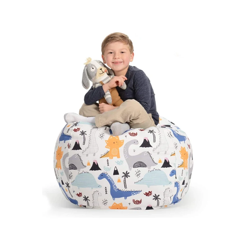 Nouveau sac de rangement de produits pour enfants avec sac de rangement de jouets en peluche de grande capacité pour la décoration de la maison du canapé