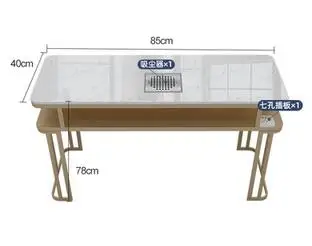 New light luxury vacuum cleaner manicure table and chair set (single, double, three people) special price economic full set marb