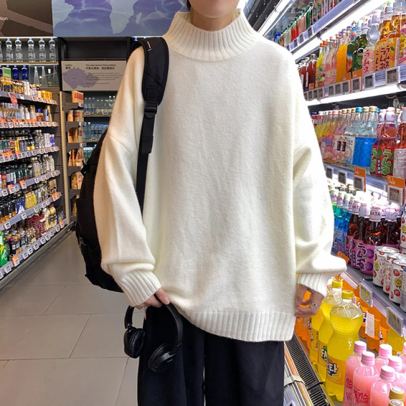 

Pullover Knitted Sweater 2023 Mens Hip Hop Knitwear Streetwear Tops Outwear