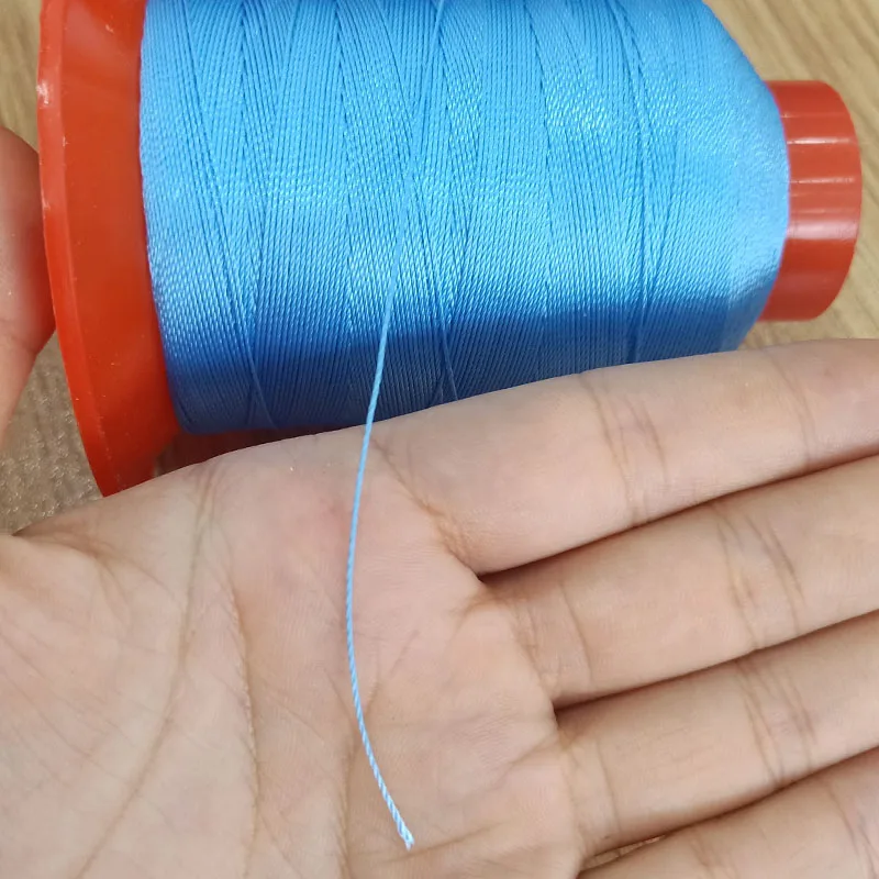 210D/6 UV beständig Leder Nähen Polyester Gewinde für Maschine Reparatur Schuhe Zelt Leinwand Sofa Jeans handgemachte Starke Fäden – Detail 9