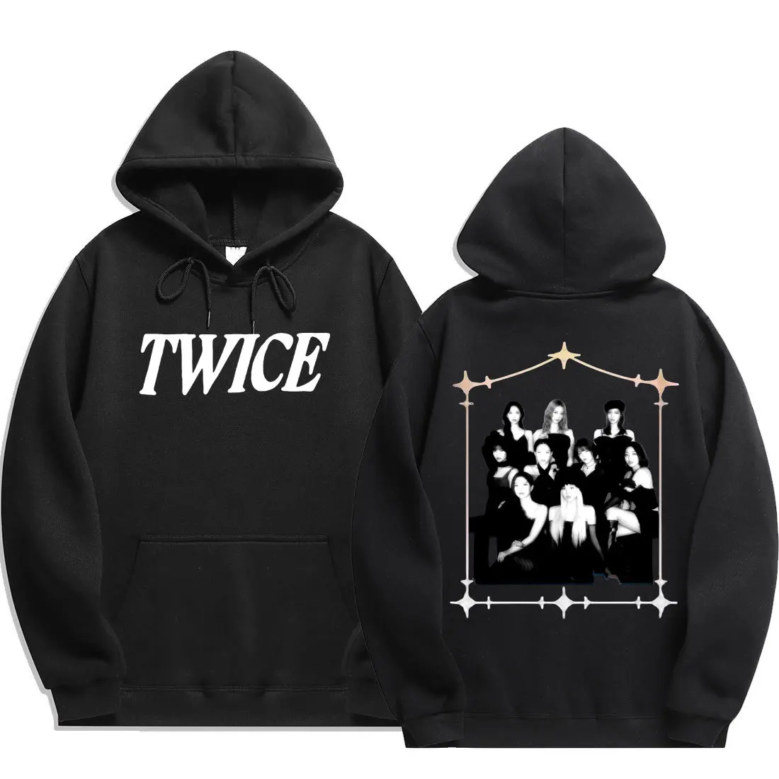 

Twice Hoodies World Tour READY TO BE Same Hoodie Fans Autumn Winter Fleece Pullover Sweater Men Women Korean Fashion Sweatshirt