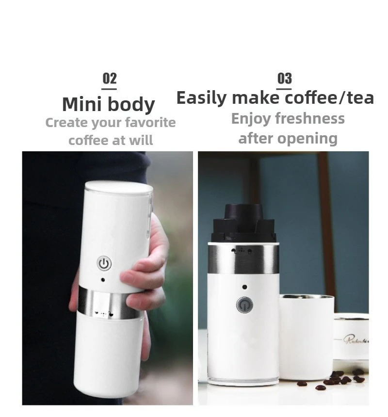 New Portable Capsule Coffee Machine American Espresso Electric Small Wireless Heated Capsule Coffee Machine Easy To Clean 2 in 1