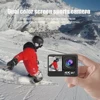 4K 60FPS Action Camera with Removable Filter Lens 2.0inch LCD EIS Dual Screen Video Shooting Waterproof Shoot DVR Sport Camera 5