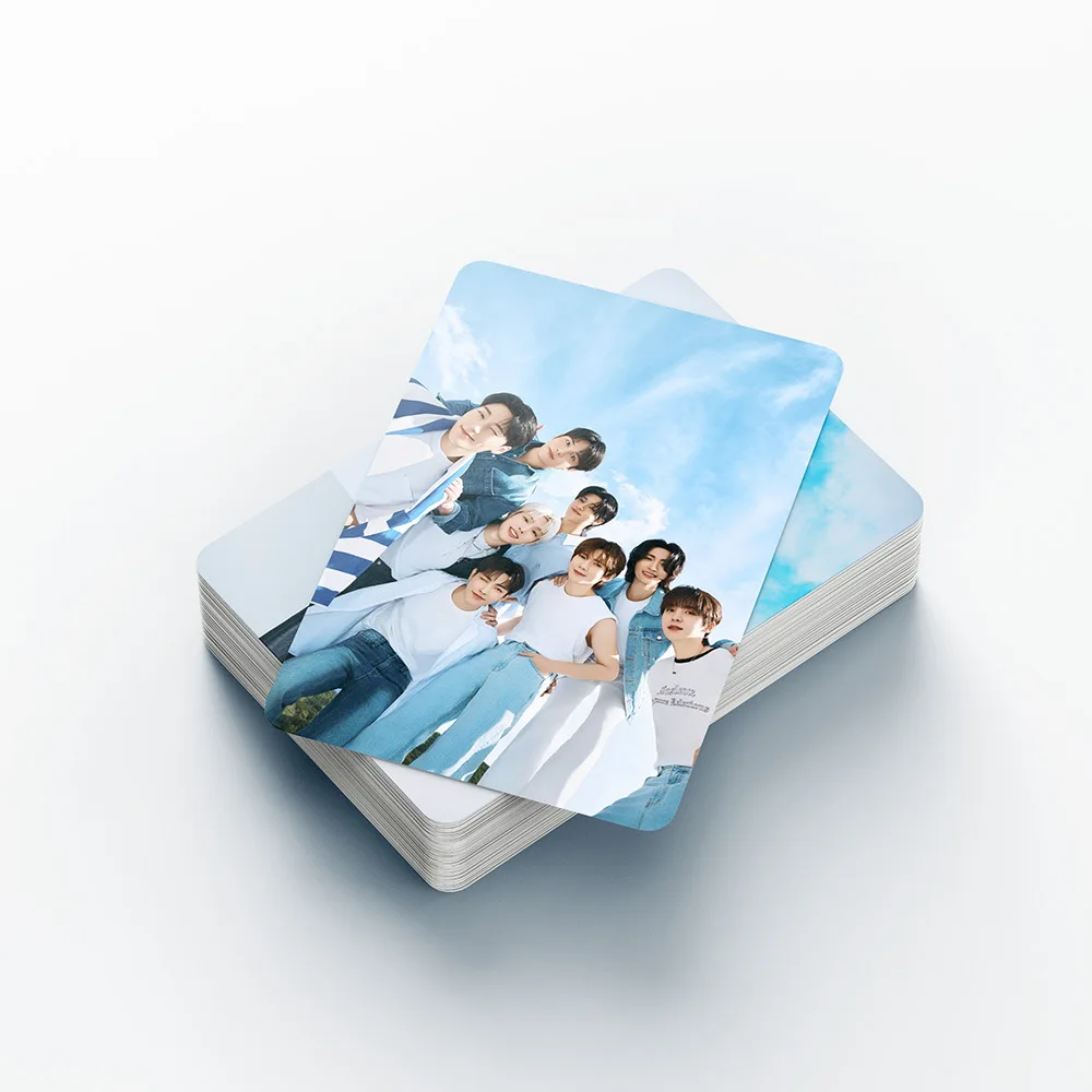 55pcs/set Kpop ATEEZ Lomo Cards Photo album SUMMER PHOTOBOOK HD Photo Cards for fans collection Gift