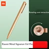 Original Xiaomi Metal Gel Pen 0.5mm Black Ink Swiss Pen Refill Office Business Signature Canetas Stationery Supplies/Gifts Pen 4