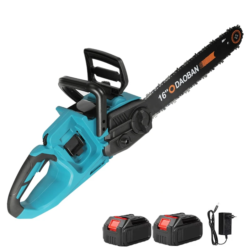 16 Zoll bürstenlose elektrische Kettensäge 3500 W kabelloses Beschneiden Holzbearbeitung Elektrowerkzeug Handheld-Gartenschneider mit 2 Stück 21 V Batterie – Detail 1
