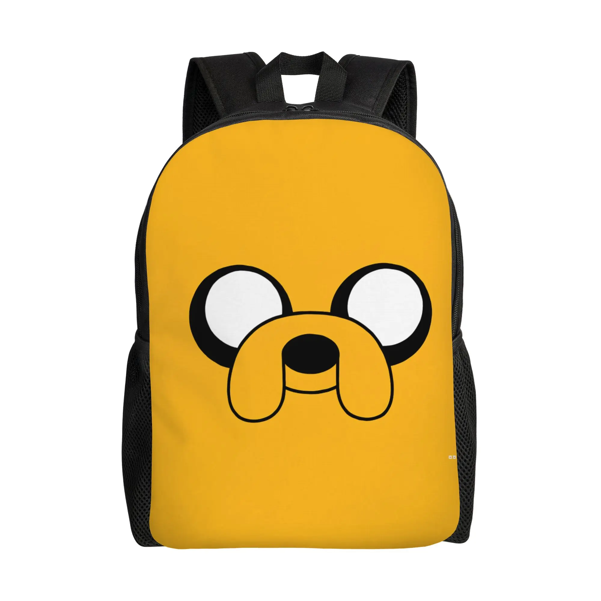 Adventure Time Men's Large Polyester Trekking Backpack - Stylish Streetwear Rucksack