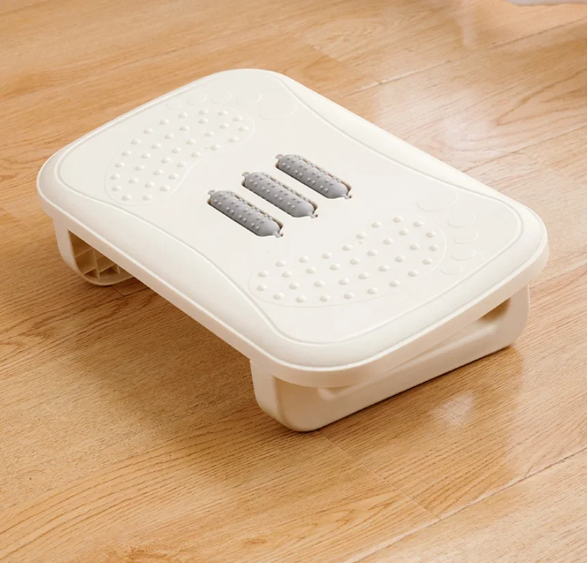 רגל ניידות מנוחה מתחת לשולחן רגל ארגונומי שרפרף רגל ארגונומי עם מסאג 'למנוחה לעבודה במשרד הבית