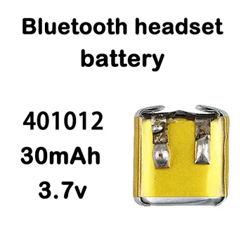 Batteria da 10 -30 pezzi 501010 501012 401010 401012 400912 450912 Batterie al litio Lipo da 3,7 V 35 mAh per cuffie Bluetooth ricaricabili