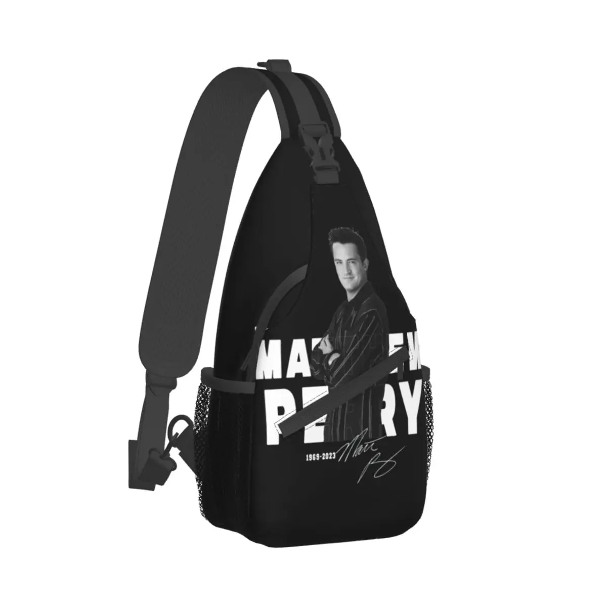 

Matthew Perry 1969-2023 Crossbody Sling Bags Small Chest Bag Shoulder Backpack Daypack for Hiking Travel Biking Pack