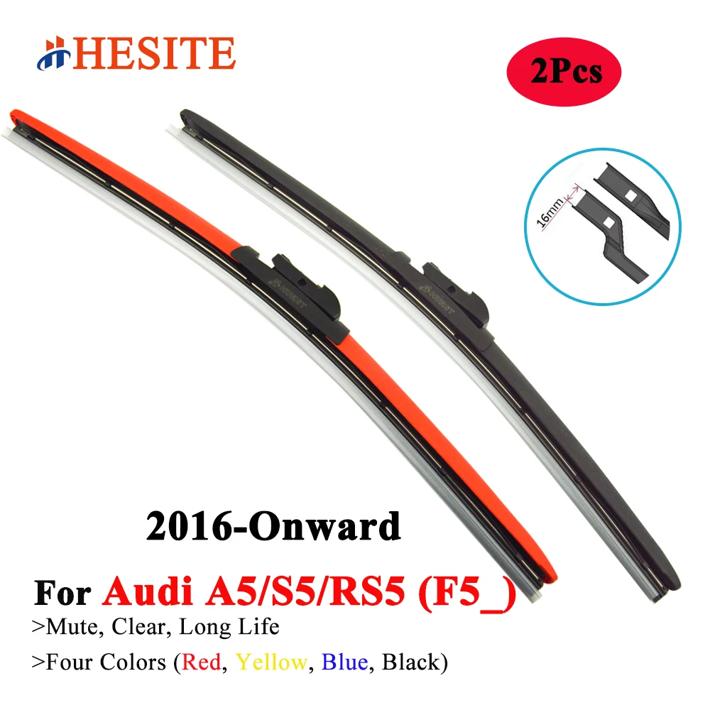 Hesite Colorful Car Windshield Wiper Blades For Audi A5 S5 Rs5 F5 Coupe