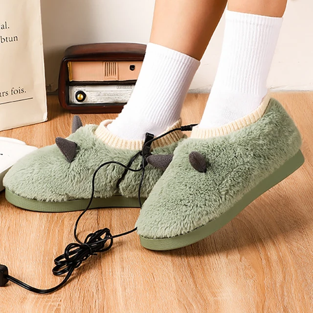 Elektromos Lábmelegítő Papucsok Lélegző Usb Láb Fűtés Papucs Eltávolítható Fűtött Lábmelegítők, Amelyek Szabadtéri Utazáshoz Moshatók - Image 4