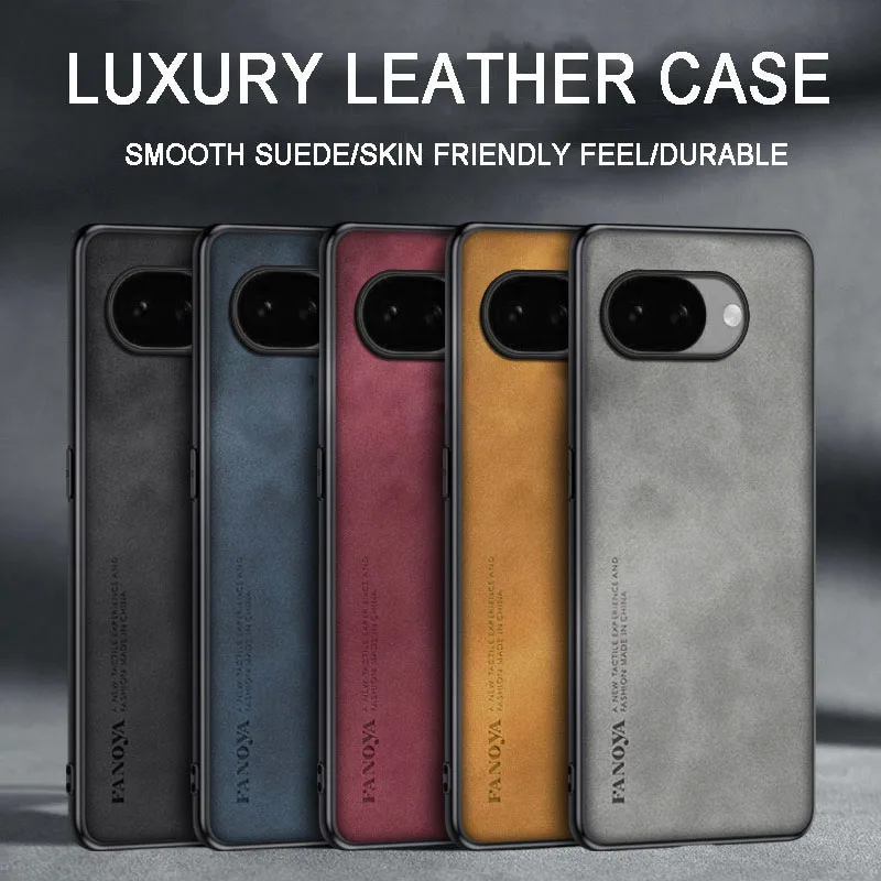 Premium Sleek Leather Case - Skin Friendly Anti-Drop Protection Cover
