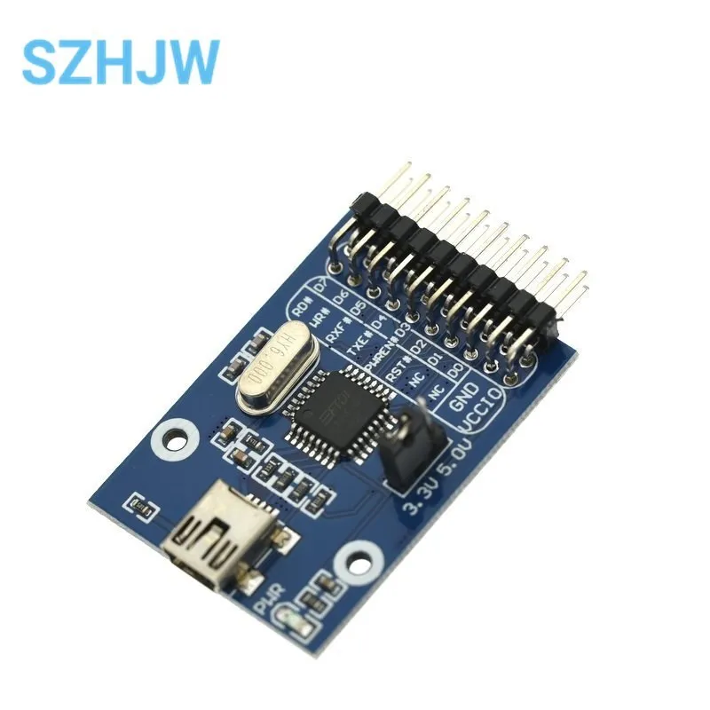 USB Comunicação Development Board Kit, FT245 Módulo USB FT245R.