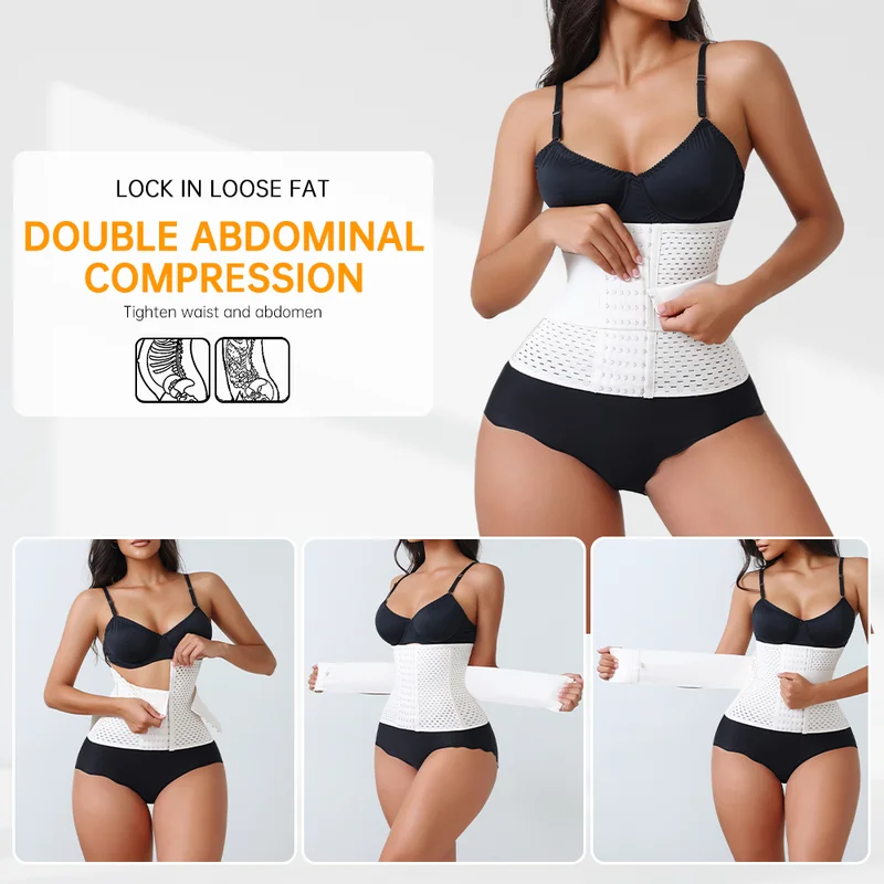 New Adjustable Waist Trainer for Women Double Belts