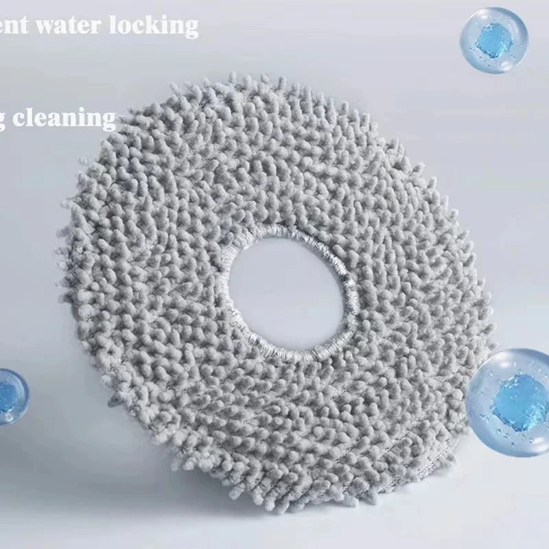 Robotic Vacuum Cleaner Accessory Kit: Main Side Brush, HEPA Filter, Mop Cloths, Dust Bag Replacement Set
