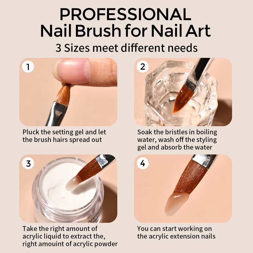 Acrylic Nail Powder,50g/100g,Bulk Nude Solid Colors