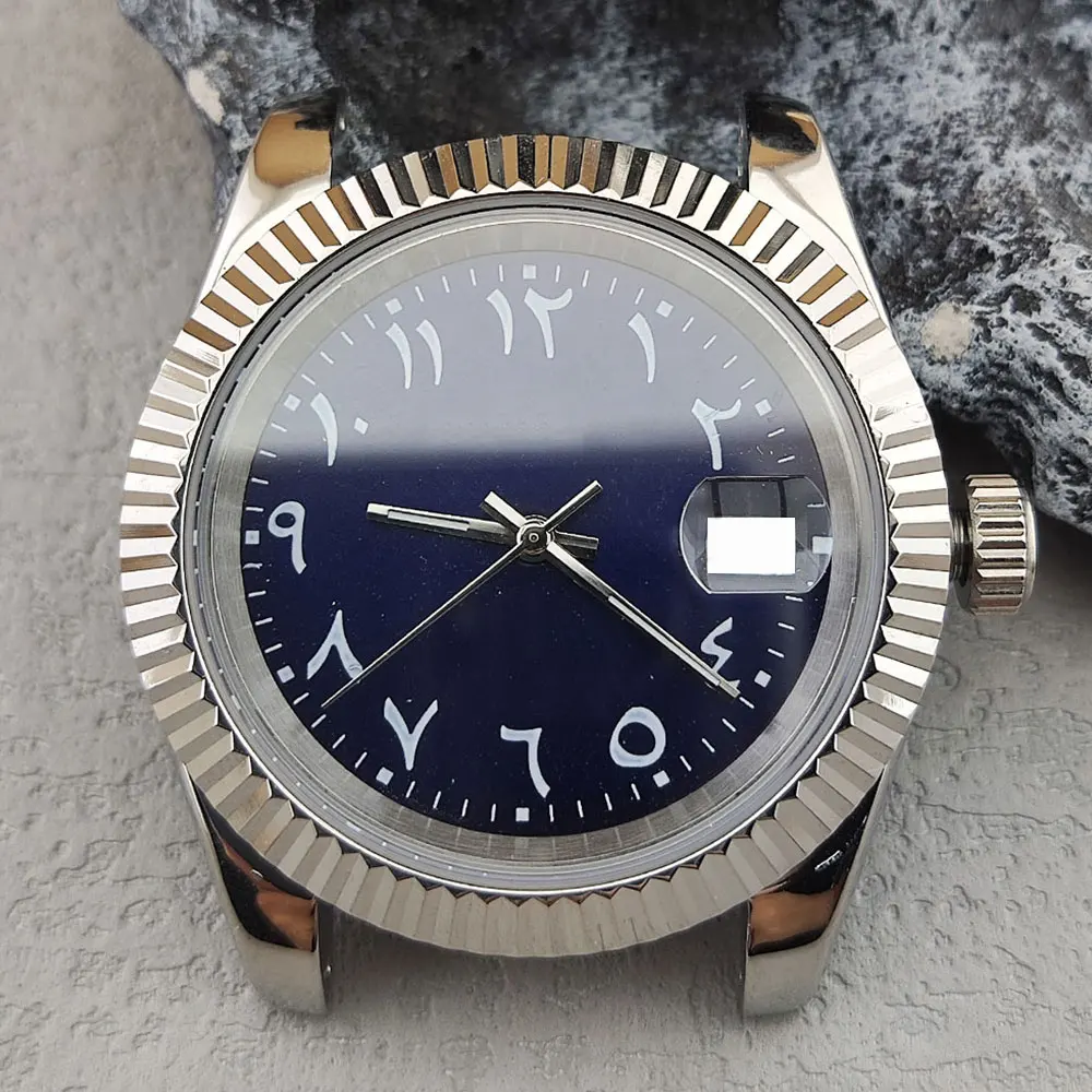 남성용 자동 기계식 시계 케이스, NH35 무브먼트, 39mm, 스테인레스 스틸, nh35 무브먼트, 시계 교체 액세스 장치