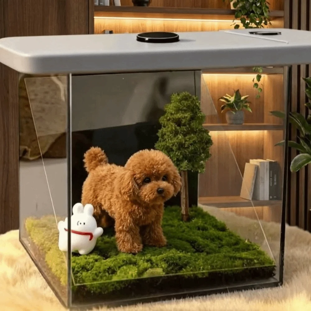 아크릴 애완동물 홀로그램 프로젝션 3D 홀로그램 디지털 프로젝션 강아지 프로젝션 박스 추모 박스 3D 애완동물 프로젝션