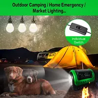 Solar Generator Portable with Panel Solar Power Generators Station Flashlight Emergency Powered for Home Use Camping Hunting 2