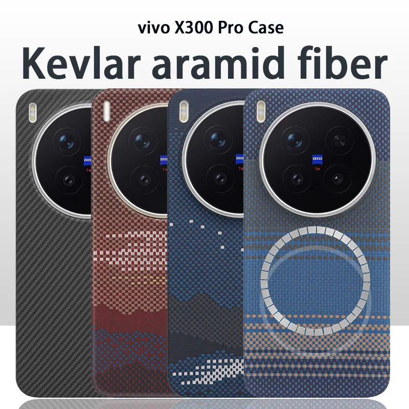 Premium Carbon Fiber Magnetic Case - Aramid Phone Cover