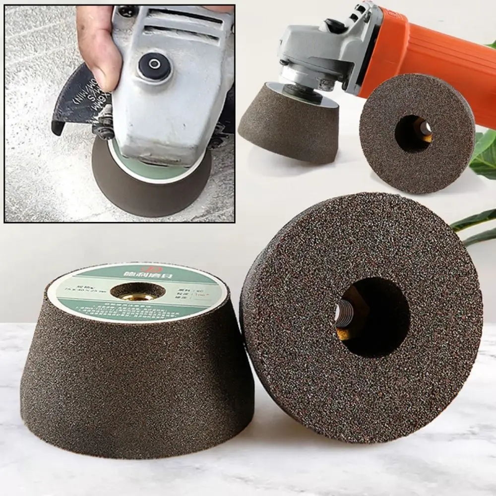 Tool Angle Grinder Granite Marble Stone Grinding Head Cup Type Diamond Polishing Wheel Emery Sanding Disc