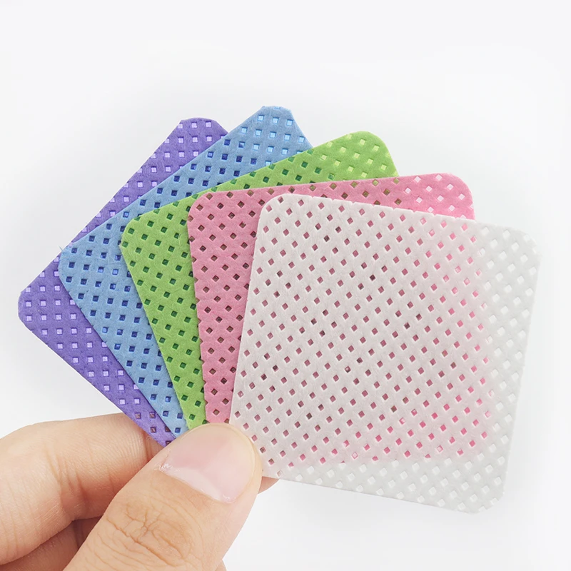 300pcs Lint Free Nail Wipes Nails Art Gel Clean Tissues Paper Non Woven Polish Remover Cotton Pads Salon Beauty Makeup Tool