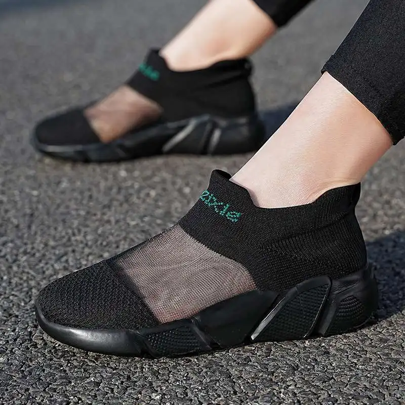 MWY Women's Sandals Lightweight Breathable Mesh Sandals Sport Sneaker Casual Shoes Men Zapatillas Deportivas Mujer Size 35-46