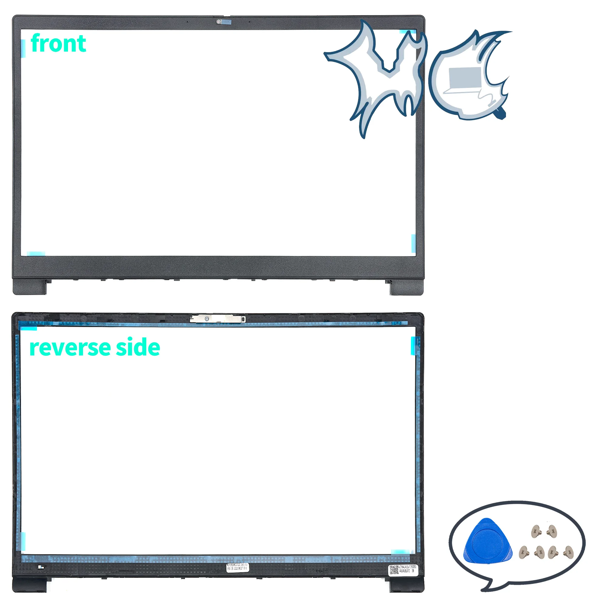 100 마이크로 두께의 투명 열 라미네이팅 파우치, 라미네이션 시트, 사진 보호 커버 필름, 라미네이션 라이터용, 3인치, 95mm x 66mm, 100매 8 Lenovo ThinkBook 15 15-III 15-IML 용 노트북 커버 LCD 후면 커버, 전면 베젤 상단 케이스 하단 부품 나사, 회색 2020 교체